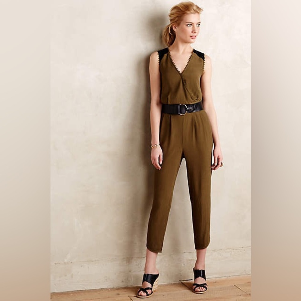 Anthropologie Sani Lace Jumpsuit by Leifsdottir